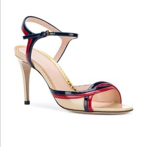 Gucci Millie Sandal Heels - Nude/Tan